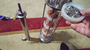 Захлёб колпачковой колонны.