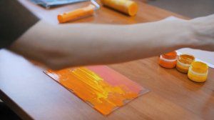 Мастер-класс в технике монотипия