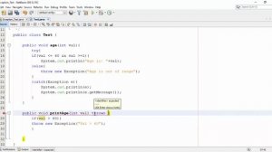 Java Exception Handling - (catching and propagating)