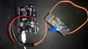 Проверка работы сервопривода MG 995