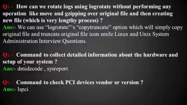 linux interview questions and answers