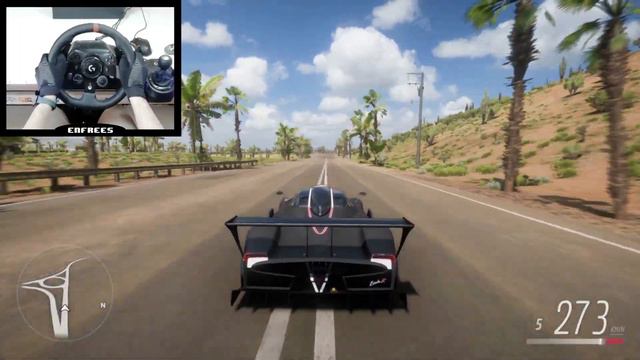 Pagani Zonda R - Forza Horizon 5 | Logitech g923 gameplay