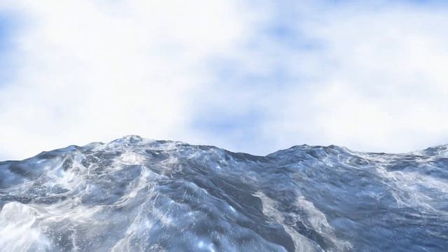 3D  ФУТАЖ  ВОЛНЫ НА МОРЕ !! БЕЗ МУЗЫКИ  !!