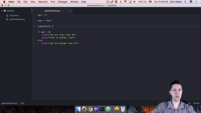 004  If Statements and Comments 1 | Full stack Development | Django | Python | Full Course |