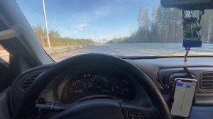 Санкт - Петербург - Москва на машине Chevrolet Trailblazer 4.2 по платке