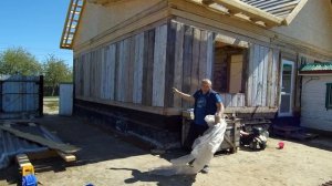 НАКРЫВАЕМ НОВУЮ  КРЫШУ ПРОФНАСТИЛОМ