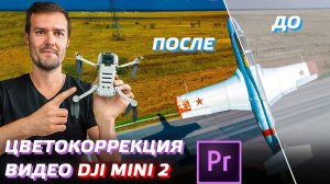 DJI MINI 2 ЦВЕТОКОРРЕКЦИЯ ВИДЕО С ДРОНА В PREMIERE PRO / ВИДЕОМОНТАЖ С ДРОНА / COLOR GRADING FILM