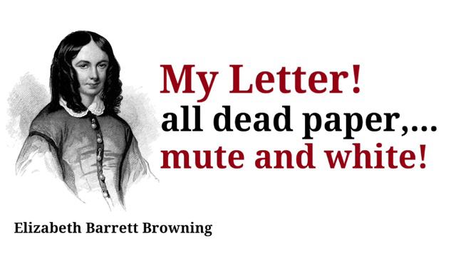 my letters! all dead paper by Elizabeth Browning |anjaanAshadow| смотреть онлайн