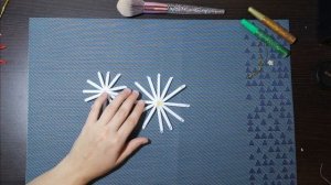 ?Красивая снежинка из коктейльных трубочек своими руками?DIY beautiful snowflake cocktail sticks