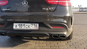 Выхлоп Мерседес GLE 63/ Exhaust Sound Mercedes GLE 63 AMG