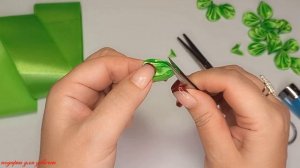 Цветы из лент/ ПОДРОБНЫЙ МК Канзаши/ DIY Kanzashi Ribbon flowers