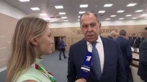 Ответ С.Лаврова на вопрос «Первого канала», Санкт-Петербург, 27 июля 2023 года