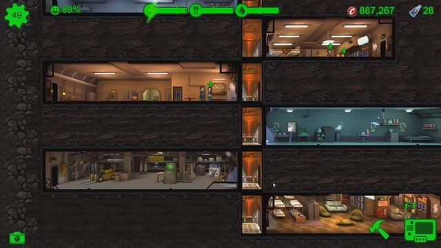 КОРОЛЬ ПУСТОШИ И ИЗУЧЕНИЕ СЧАСТЬЯ | Fallout Shelter Выживание [22]