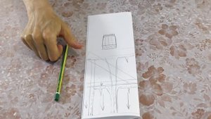 Как выкроить пояс для юбки или брюк.