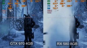 GTX 970 4GB VS RX 580 8GB!! GEARS OF WAR 5 BENCHMARK!!