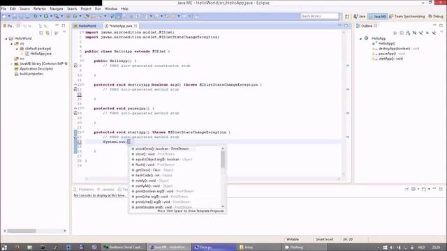 Tutorial Eclipse TC65i java J2ME project