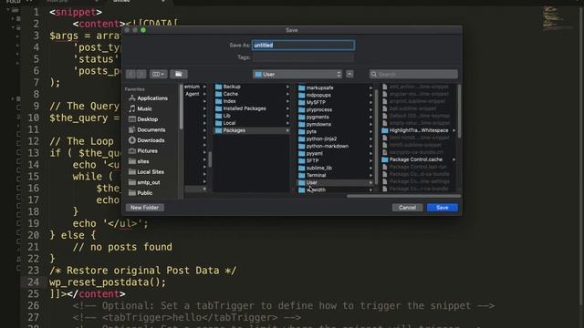 How to create a SHORTCODE for the CODE SNIPPET in Sublime Text | Sublime Text | Code Snippet