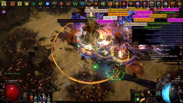 Path of Exile 3.13 Standart T15 reinforced Harbingers VS Blade Vortex