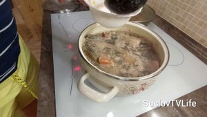 ?Простой рецепт. Плавники, хребты и головы, а очень вкусно. Суп уха со сливками.?