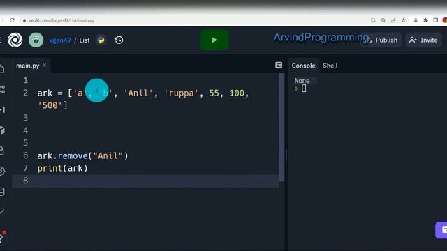 python Sort method and Remove method