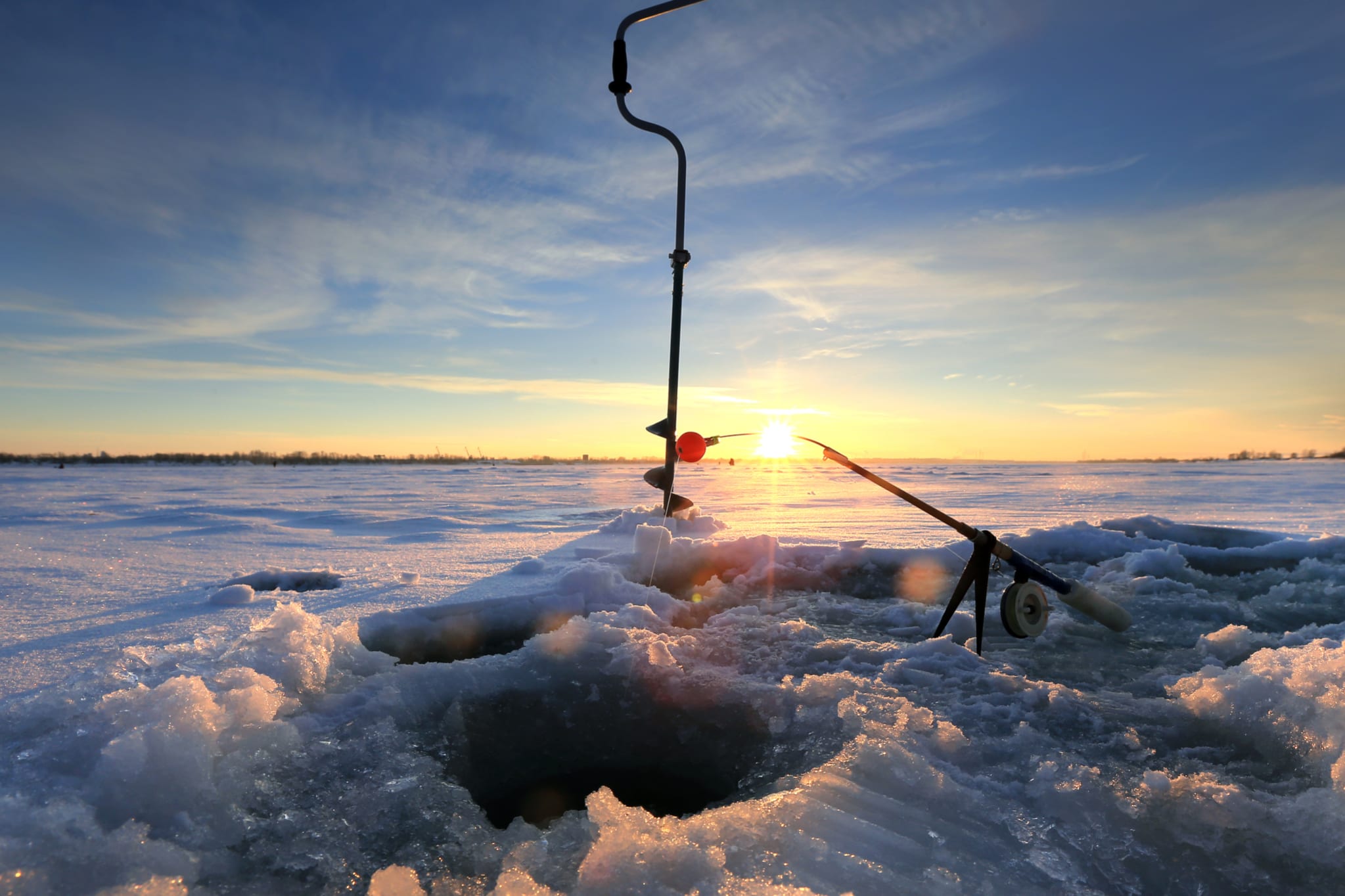 зимняя рыбалка в москве