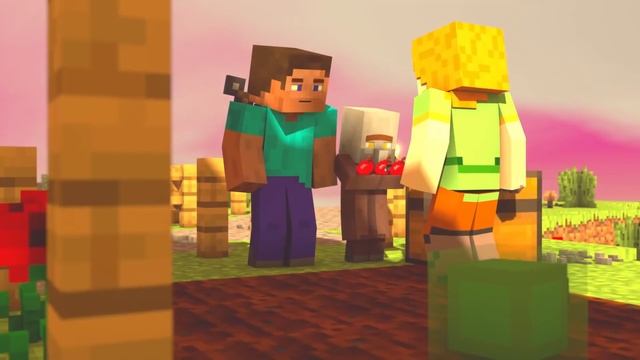 Villager & Pillager life #3 - New Hands - Minecraft Animation смотреть онлайн