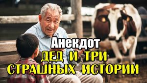 Анекдот про деда и его три истории. Классный анекдот.