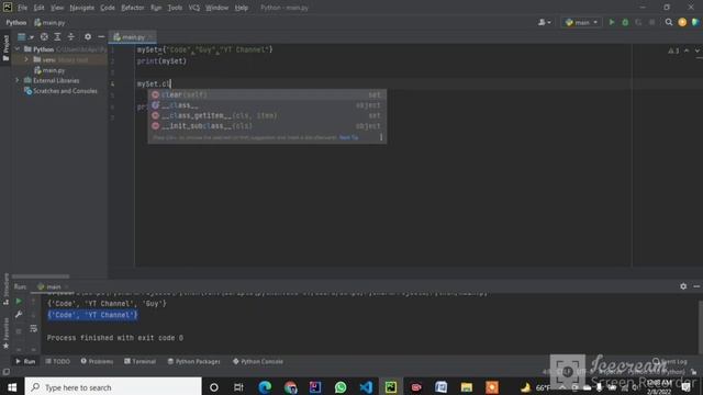25.Python Bangla Tutorial - How to Remove set in python.