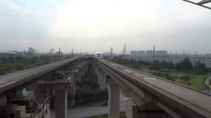 Шанхай. Монорельс.