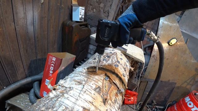 Заворачиваем глухари в берёзу. Электро vs Пневмо. Ресанта ГС 1100 и Зубр ГУЛ 410 рвут всех!!! смотреть онлайн