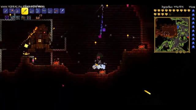 Как легко убить Голема|Terraria 1.2.4.1 смотреть онлайн