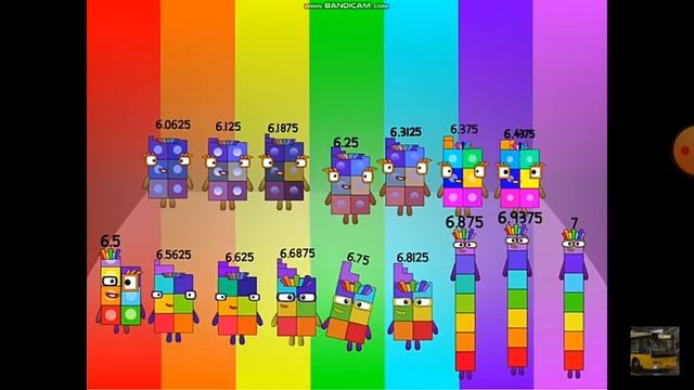 Numberblocks dance 0.25 to 7.25 смотреть онлайн