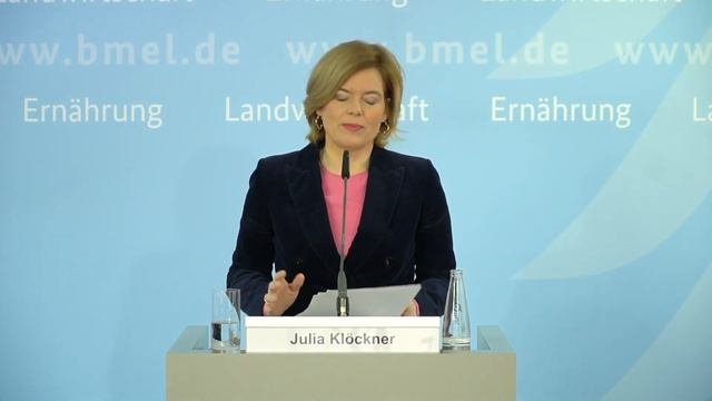 Julia Klöckner Stellt Monitoring Zur Nationalen Reduktionsstrategie Vor
