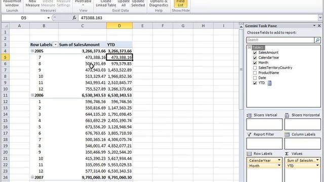 Introduction to time intelligent functions in PowerPivot смотреть онлайн