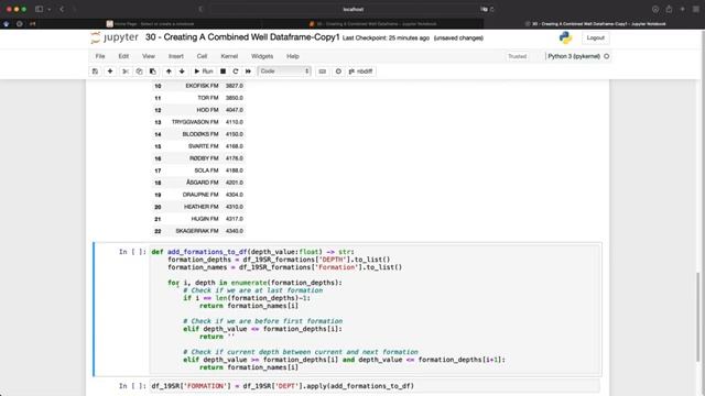 Combining Well Log Data With Formation Tops in Python for Petrophysics