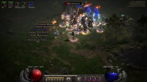 diablo 2 resurrected Necromancer and Uber Tristram