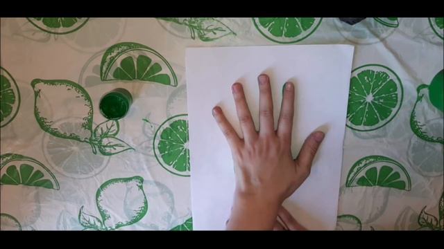 Рисование кактуса ладошкой. Занятия с детьми. Рисуем красками с ребенком. смотреть онлайн