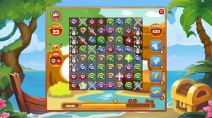 Как пройти уровень 620 игры Сокровища Пиратов