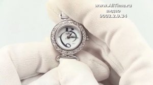 Женские наручные золотые часы Ника серебряные 9002.2.9.34
