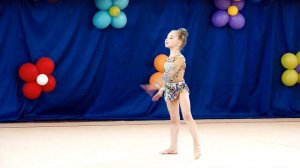 Патриция Стрекаловская, 6,5 лет (2010 г.р.), Пируэт, 14 мая 2017 г., художественная гимнастика