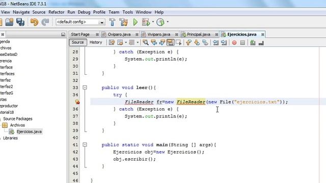 Tutorial 17 Java: Ejercicios con Archivos смотреть онлайн