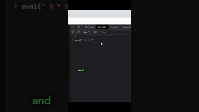 JavaScript Eval Function Explained #javascript