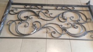 1 эскиз Кованые перила, холодная ковка, эскиз перил