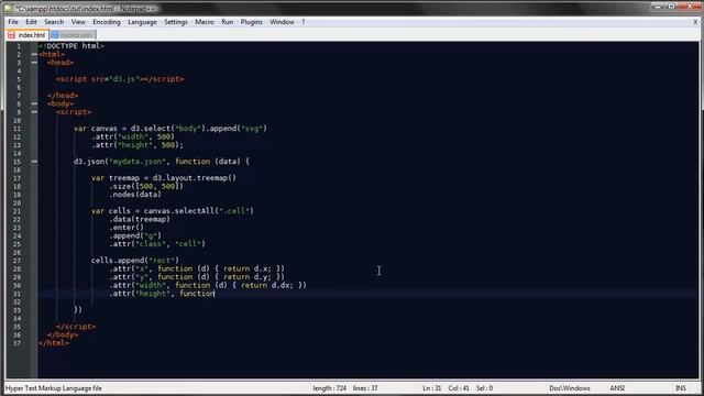 19 D3 js tutorial for beginner 2019 19 The Treemap Layout смотреть онлайн
