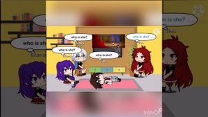 High school dxd react to naruto vs pain ( gacha life)