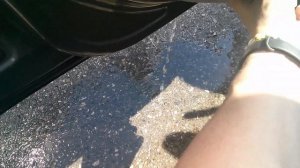 Калина, вода в двери.