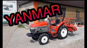 Yanmar AF-22 японский минитрактор бу с почвофрезой купить в г. Улан-Удэ