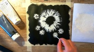 ОДУВАНЧИК | Как просто нарисовать одуванчик акрилом, гуашью | Для детей How to draw DANDELION