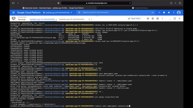 Deploy to Kubernetes in Google Cloud Challenge Lab смотреть онлайн