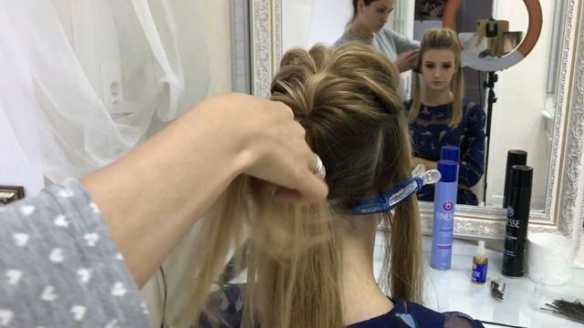 Вечерняя экспресс прическа на выпускной! смотреть онлайн